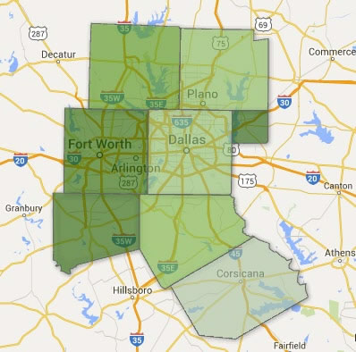 counties served by Mercy Hospice